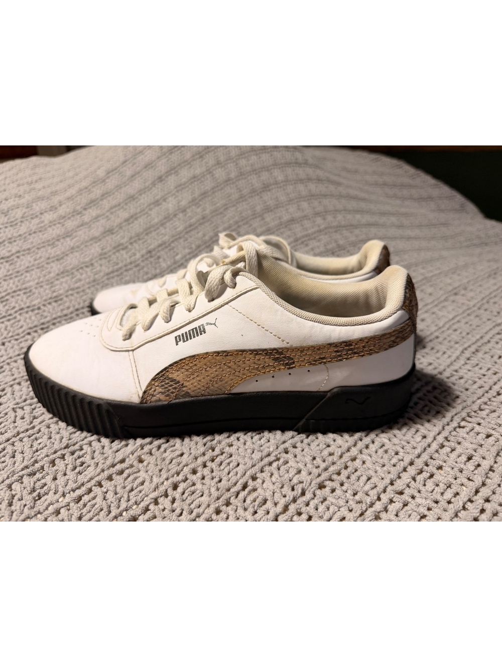 PUMA Carina Street Snake Chic Women’s Platform Sneakers